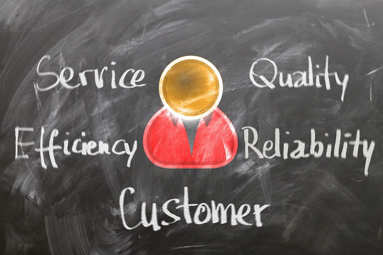 Customer Service - key words - service, quality, efficiency, quality, reliability