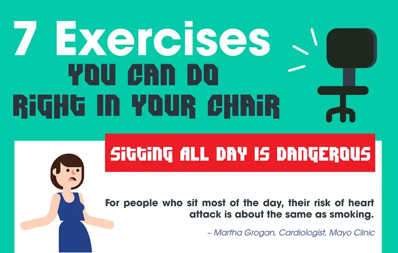 7 Exercises You Can Do Right In Your Chair!