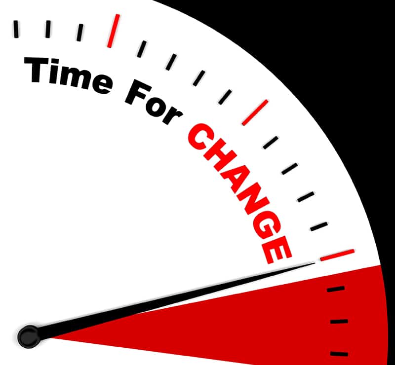 Time For Change Represents Different Strategy Or Varying