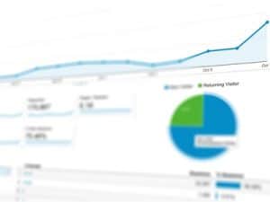 Google Analytics - showing SEO results