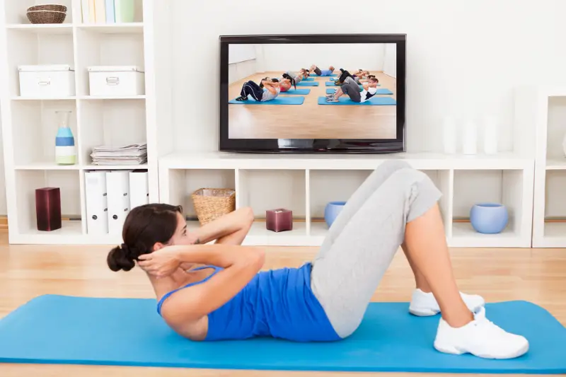 Young Woman Exercising