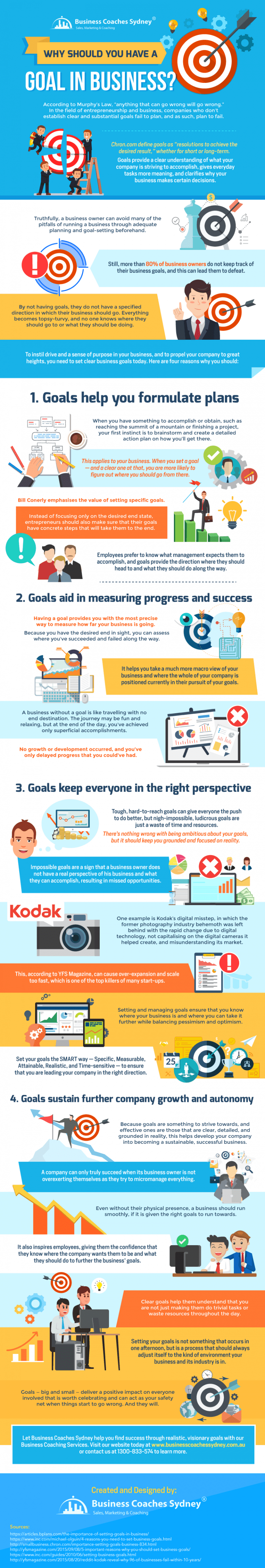 Why Should you Have a Goal in Business? (Infographic) - Business ...