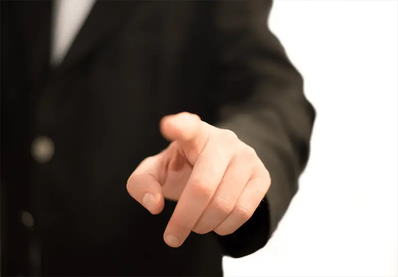 Finger pointing - Are You Putting Your Small Business At Risk