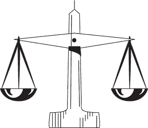 law scales judgement litigation