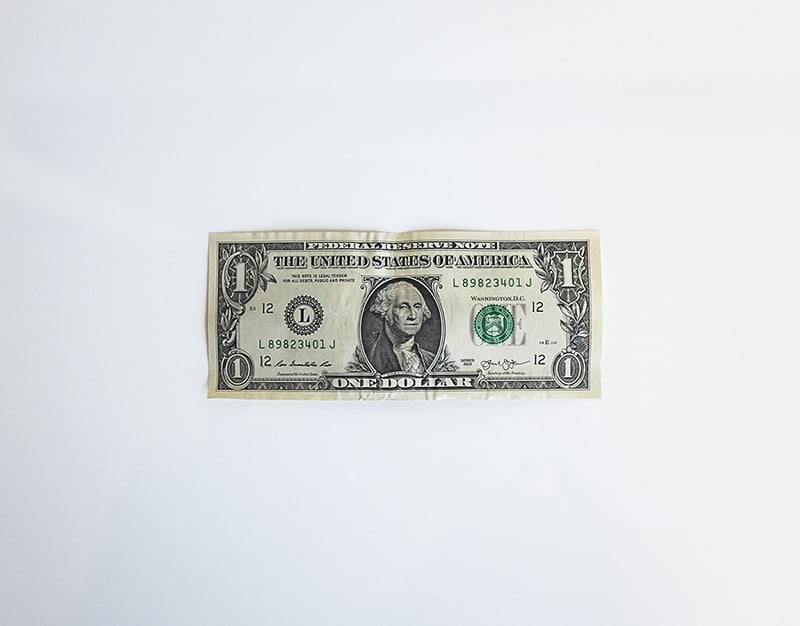 SBA Express loan - 1US dollar banknote