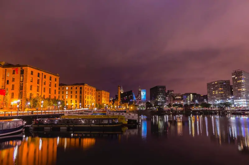 Albert dock architecture bridge buildings North West England