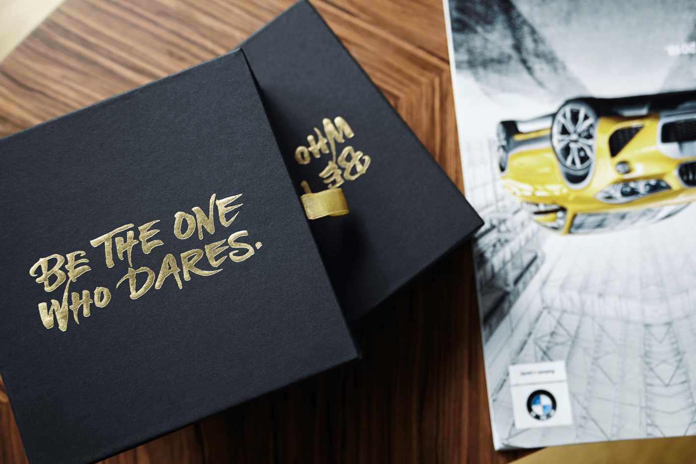 Be the one who dares - package design