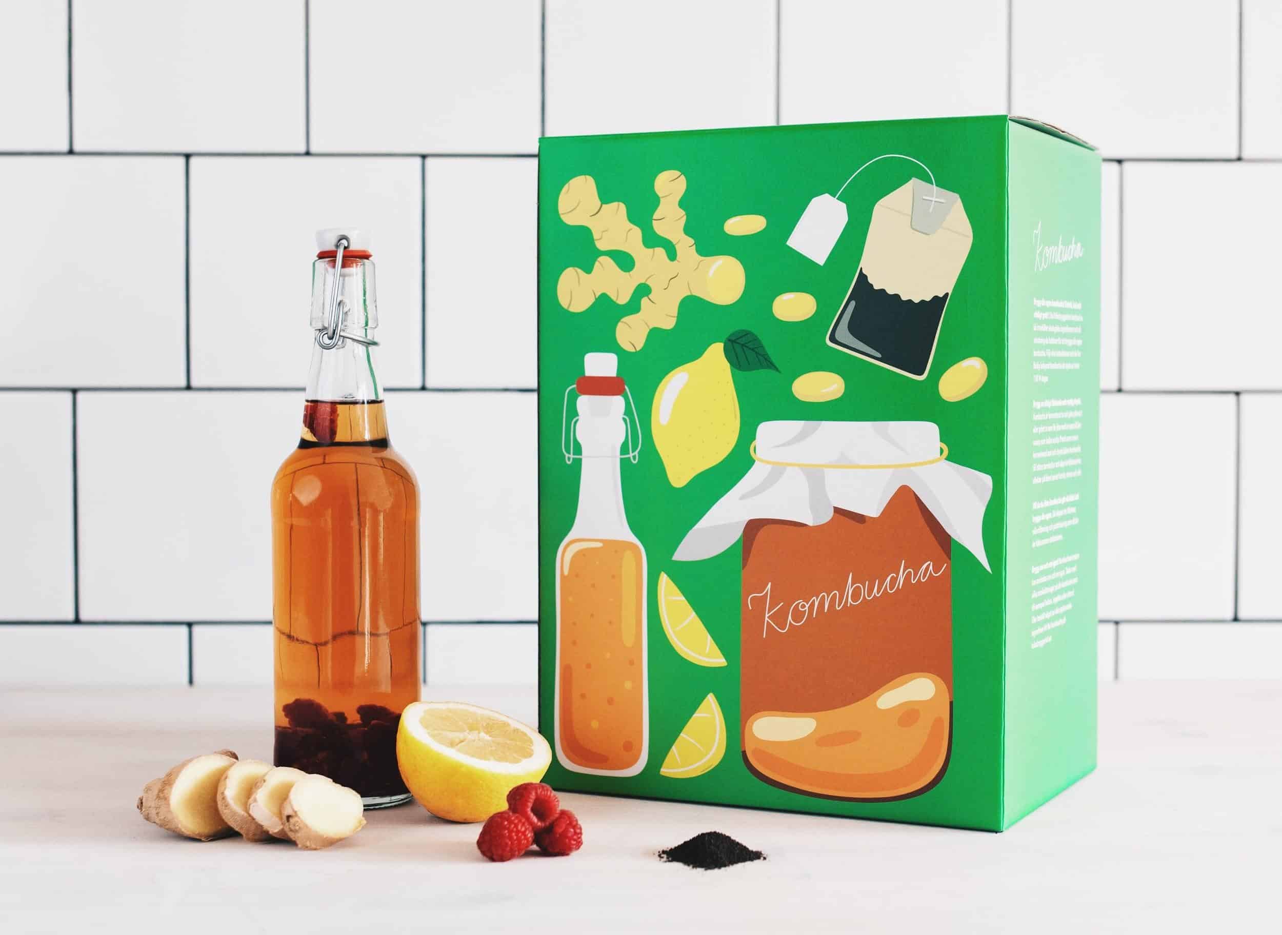 Kombucha packaging design