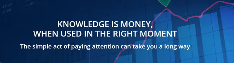 Statement - Knowledge is money, when used in the right moment.