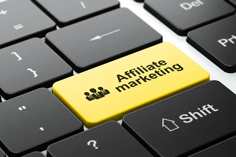 Affiliate marketing concept