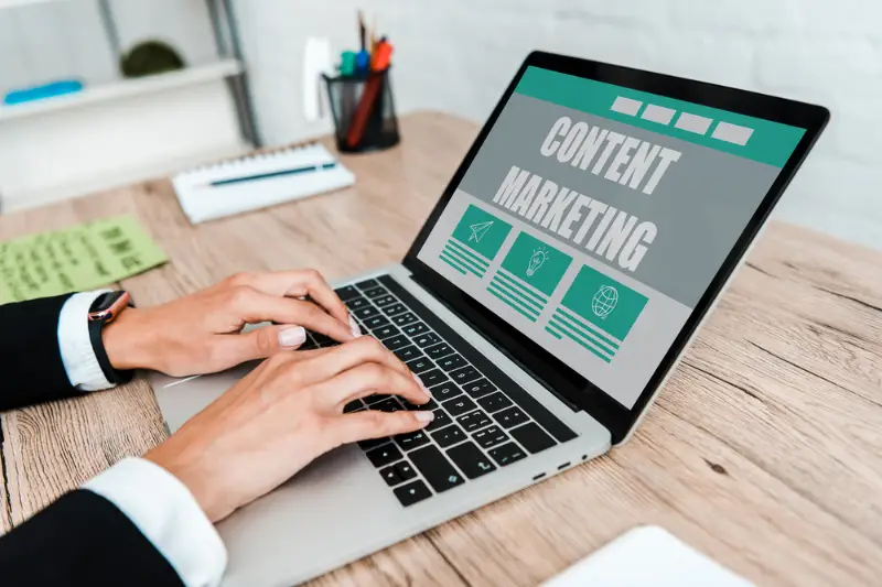 Content marketing concept