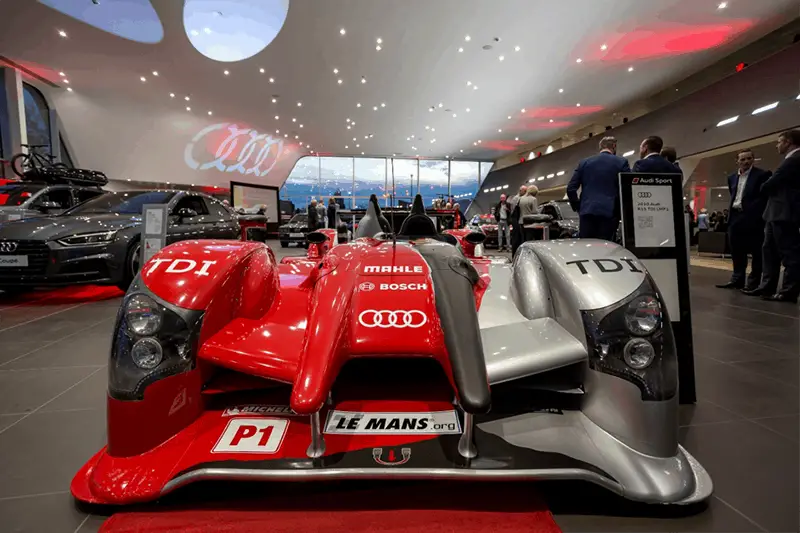 Le Mans winner, the Audi R15 TDI