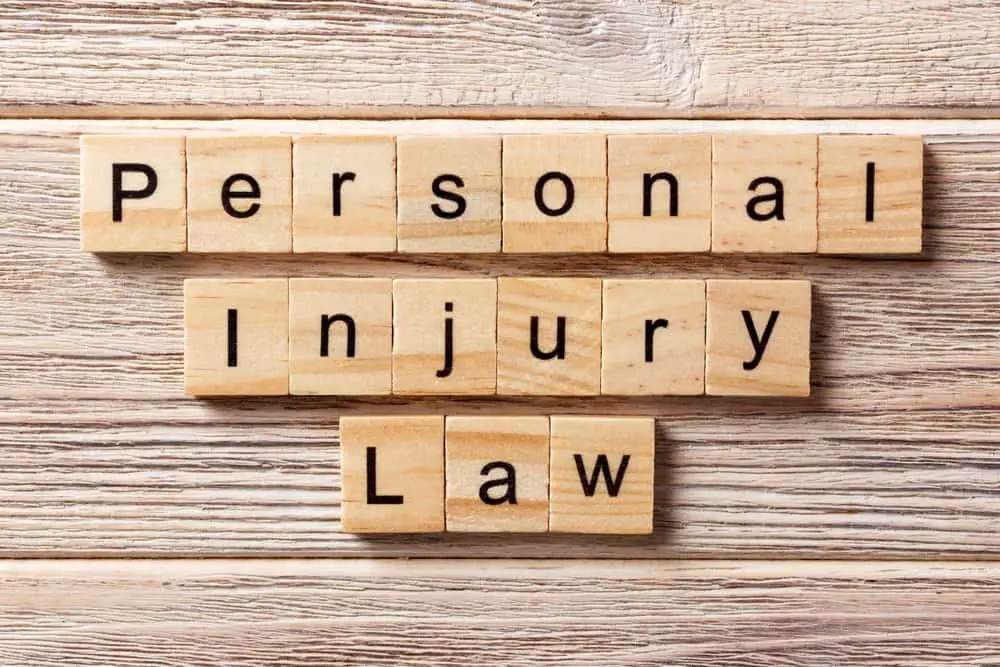 Personal Injury Law words scrabble