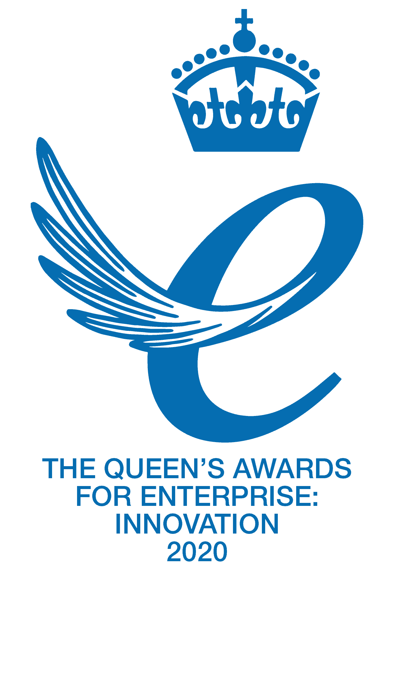 Queen's Award logo for Enterprise Innovations 2020