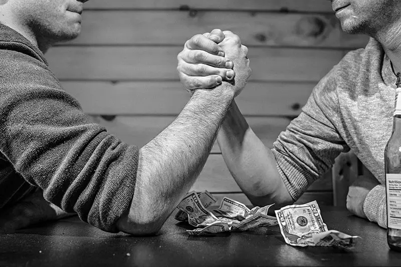 Arm-wrestling competition