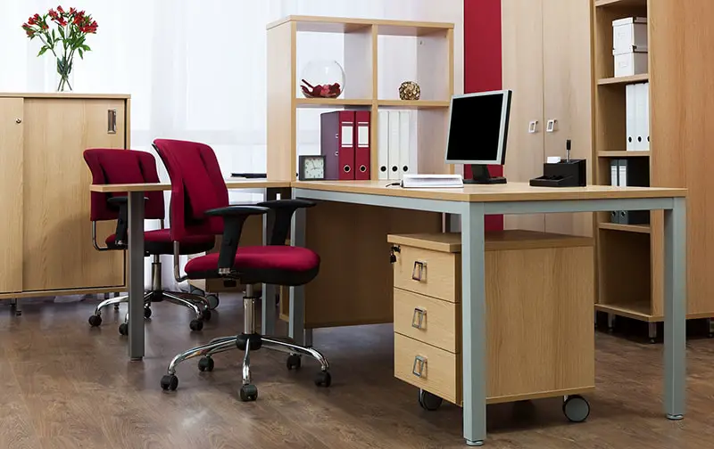 office furniture in modern office