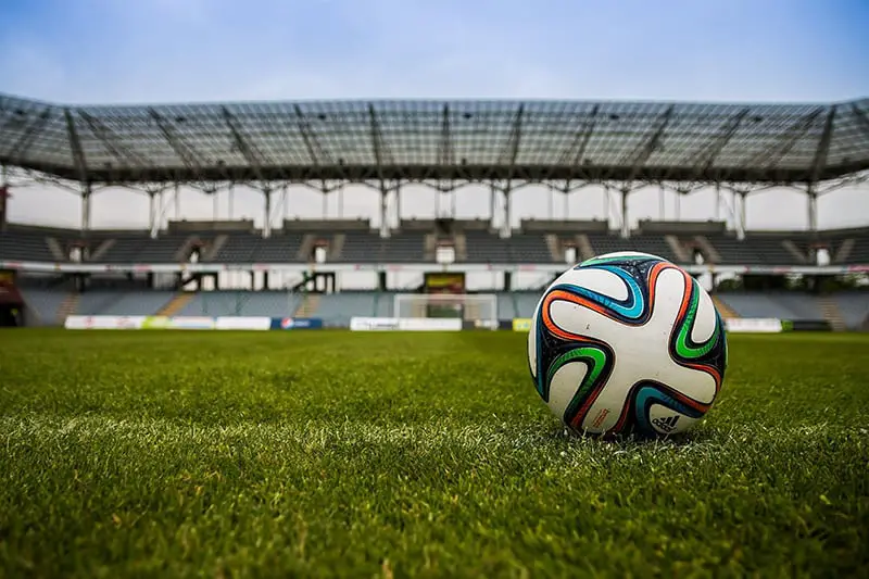 football on sports field - football ground - stadium 