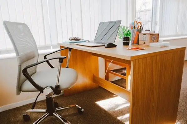 office furniture consisting of office chair and desk