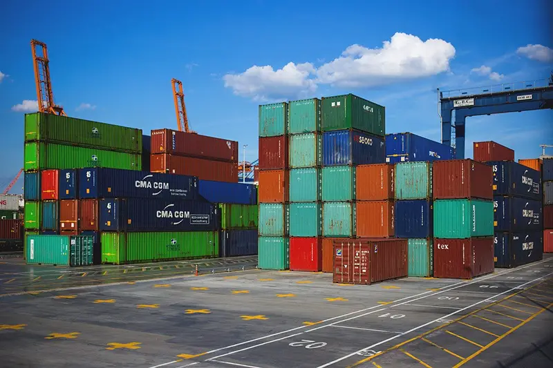 International shipping – business cargo containers