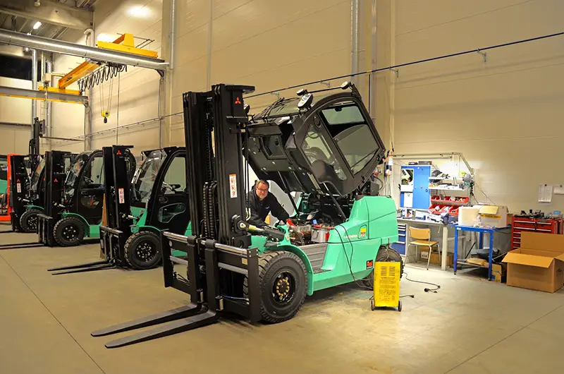 Forklift service sales