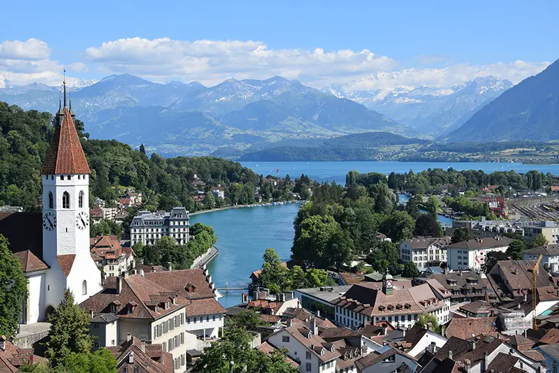 Thun Switzerland Alps