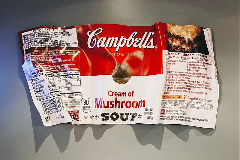 Campbells slow cooker beef pot roast pack label