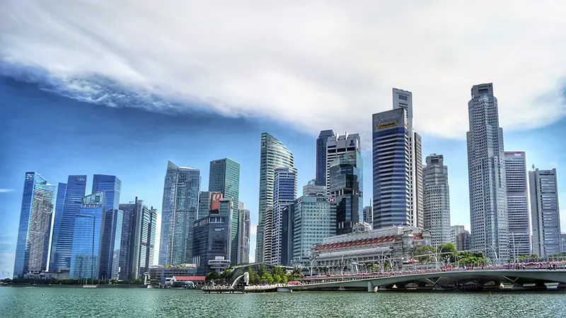 Singapore river Skyline