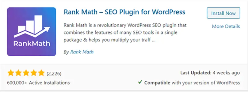 Rank Math - SEO plugin for WordPress
