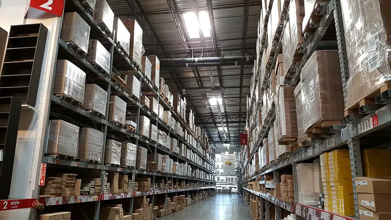 Ikea warehouse industrial