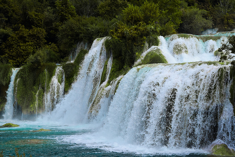 Waterfalls at daytime
