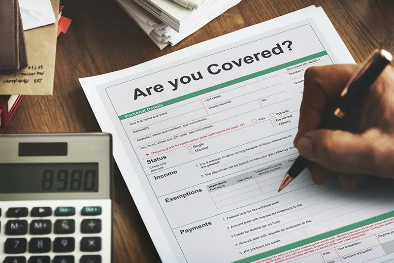 Are You Covered Healthcare Insurance Protection Concept