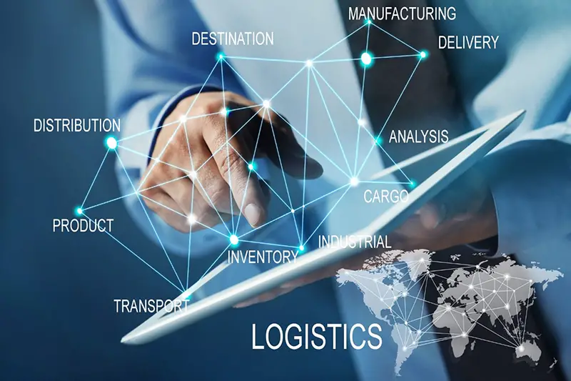 Global logistics concept