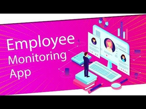 Employee monitoring app illustration