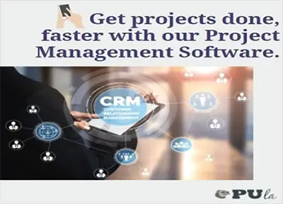 CRM software concept
