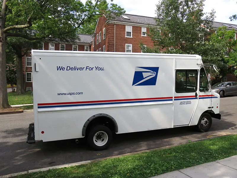 US Post Office Delivery Van