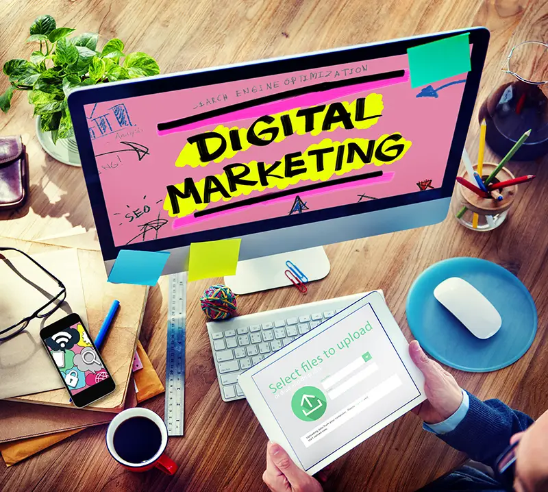 Digital marketing concept