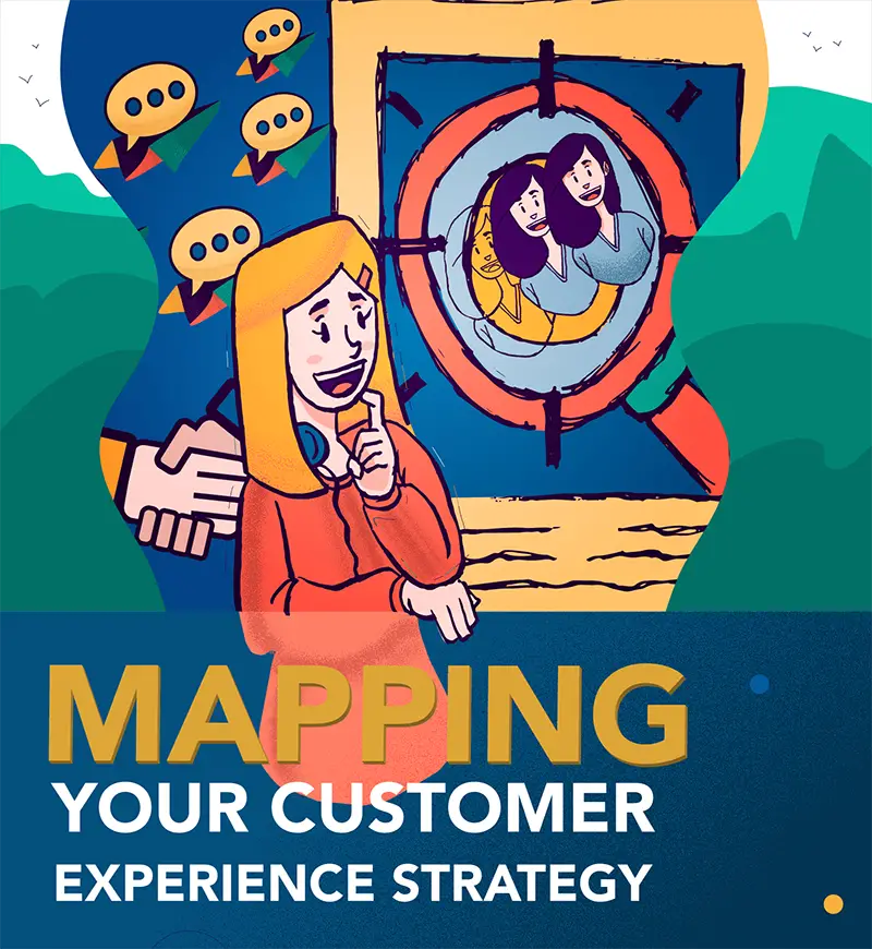 Mapping Your Customer Experience Strategy Illustration