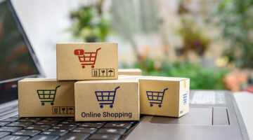 ecommerce and delivery service concept