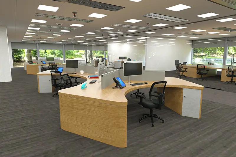 Modern building office