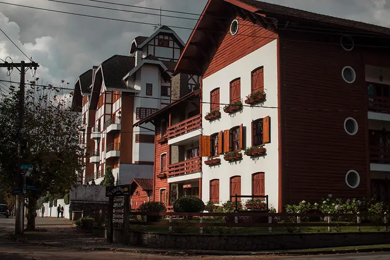 Brown building condominiums