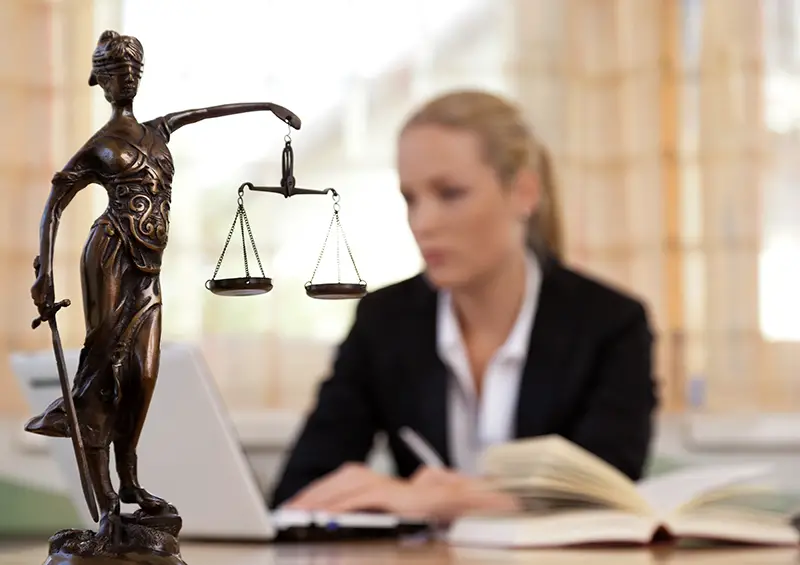 Female lawyer in the office