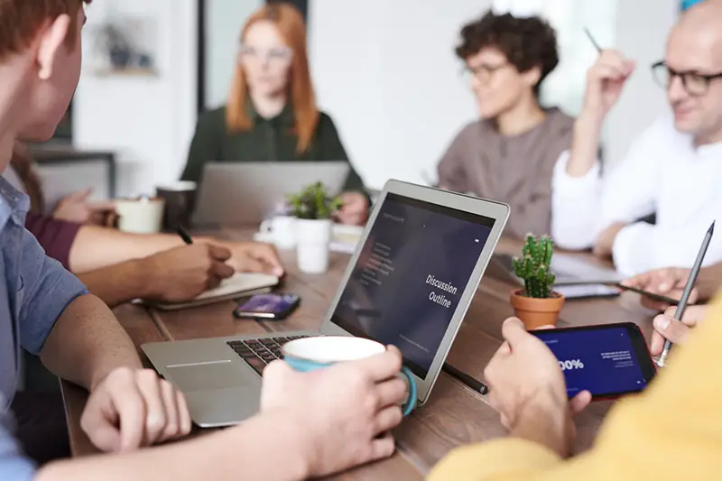 People inside the meeting room