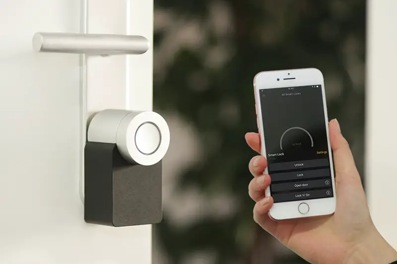 Smartphone used for smartlock