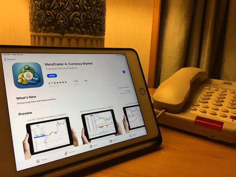 MetaTrader 4 on iPad mini