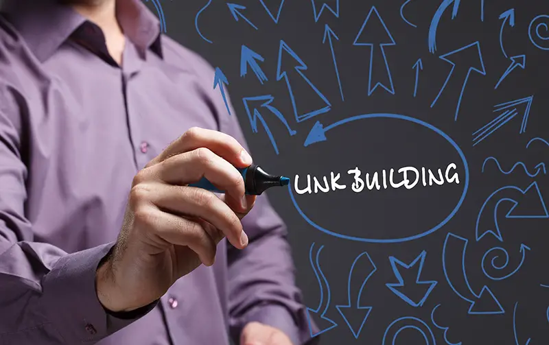 Link building concept