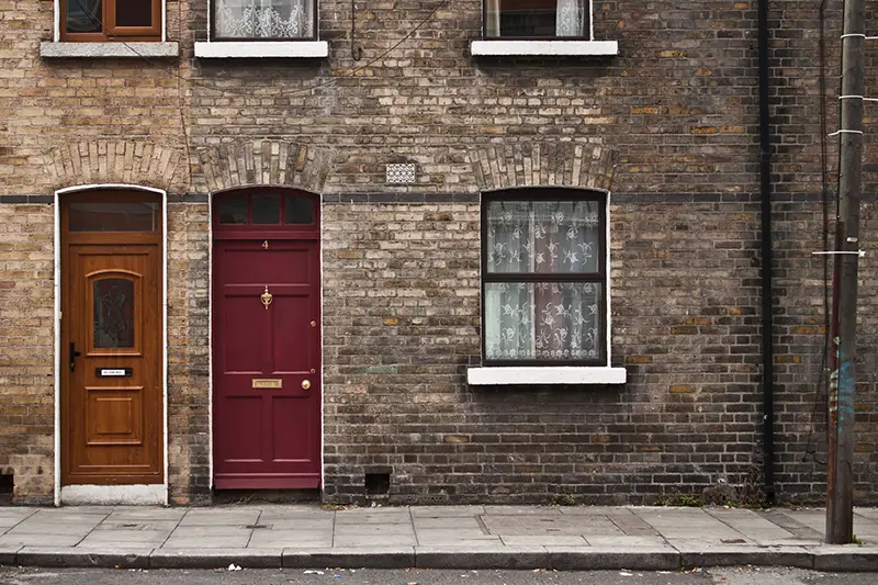 Dublin Home with metal door and windows