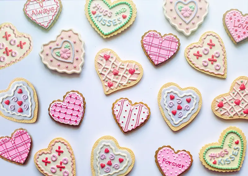 Valentine's day cookies