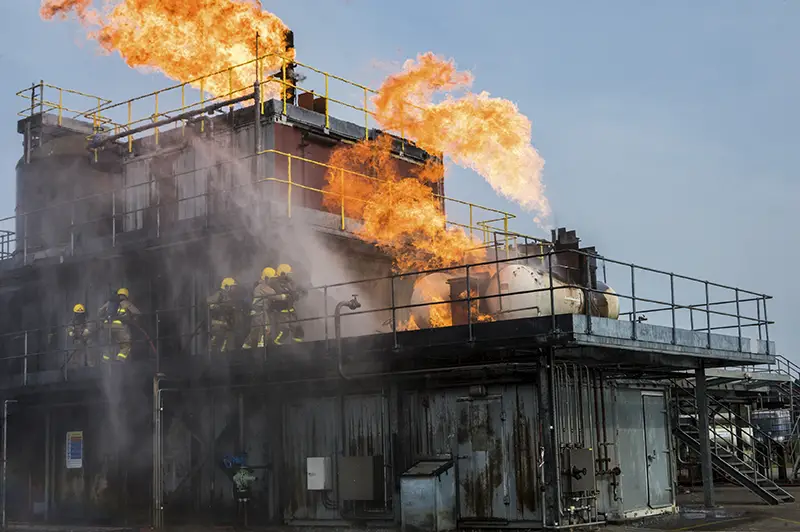 Firefighter training