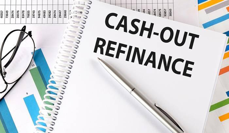 Cash out refinance concept