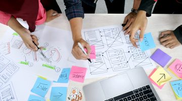 team planning a marketing strategy